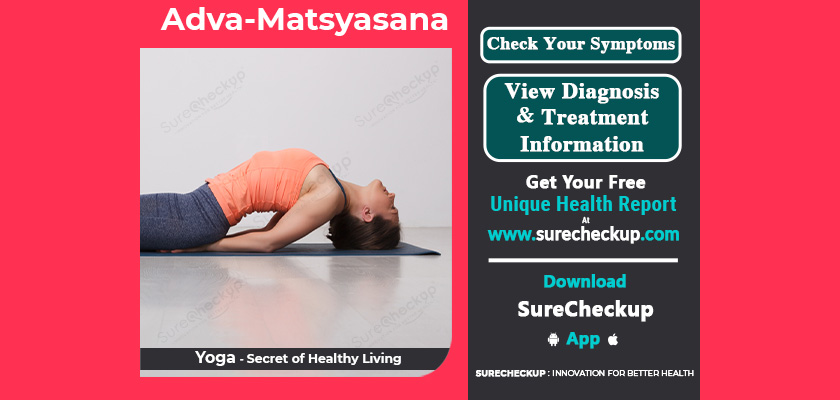 What is Adva Matsyasana, Its Benefits & Precautions