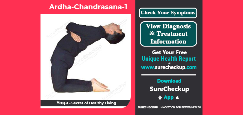 What is Ardha Chandrasana 1, Its Benefits & Precautions